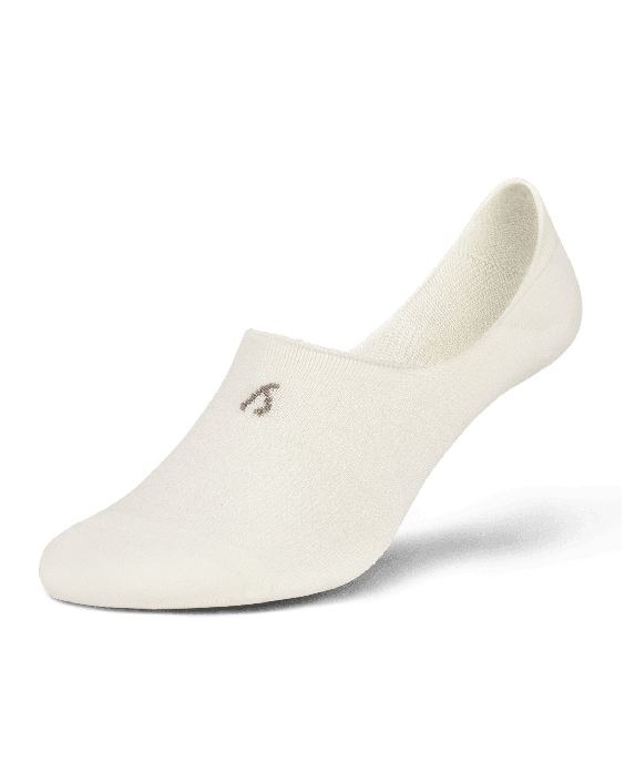 No-Show Socks - Summertime White