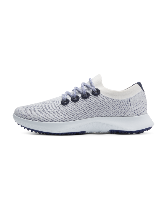 Women's Running Shoes - Blizzard/Hazy Cobalt (Clarity Blue Sole)
