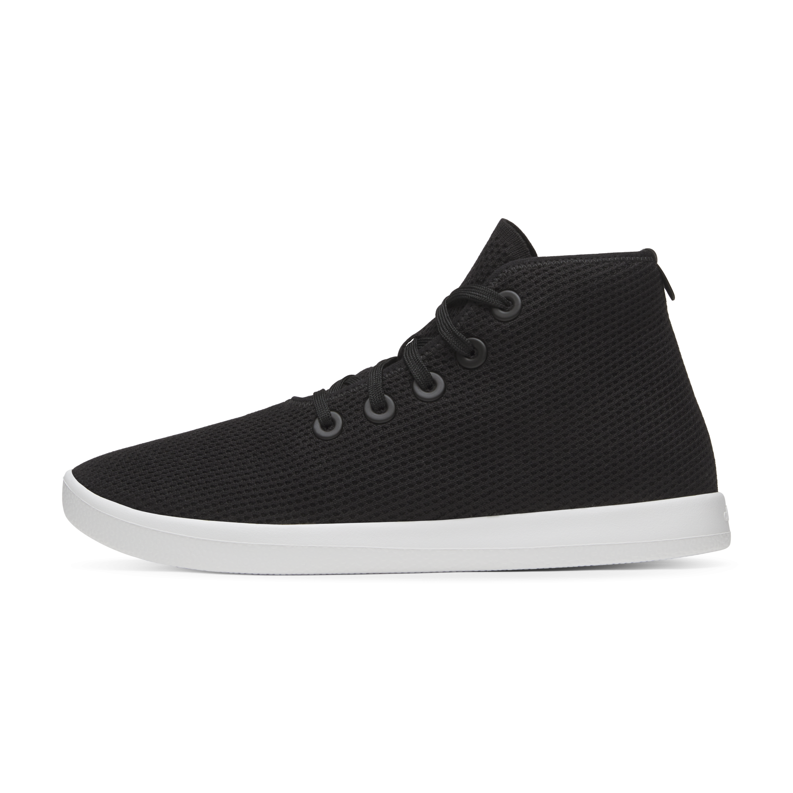Men's Knit High-Top Sneakers - Natural Black (Blizzard Sole)