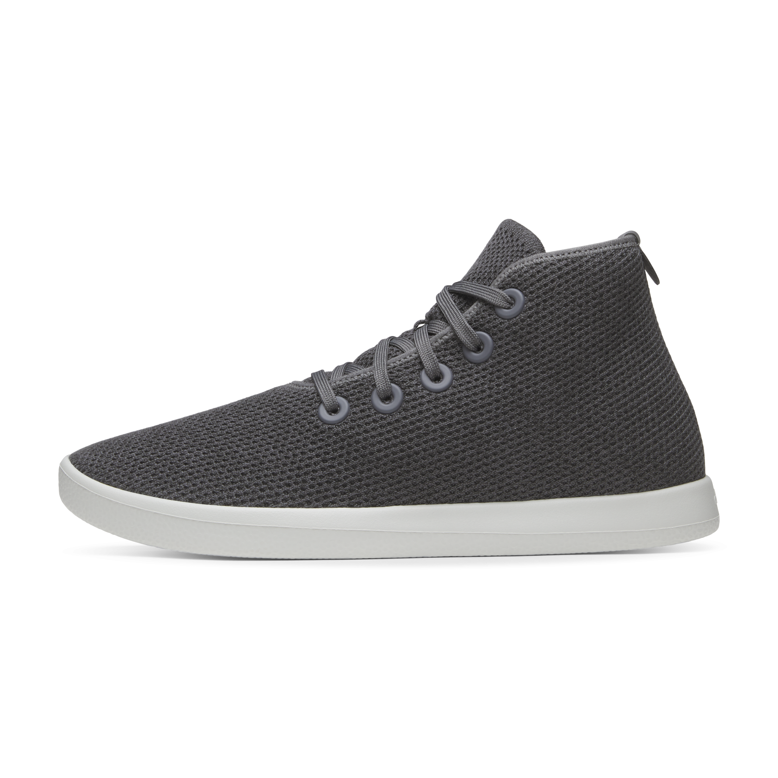 Men's Knit High-Top Sneakers - Stormy Grey (Barely Grey Sole)