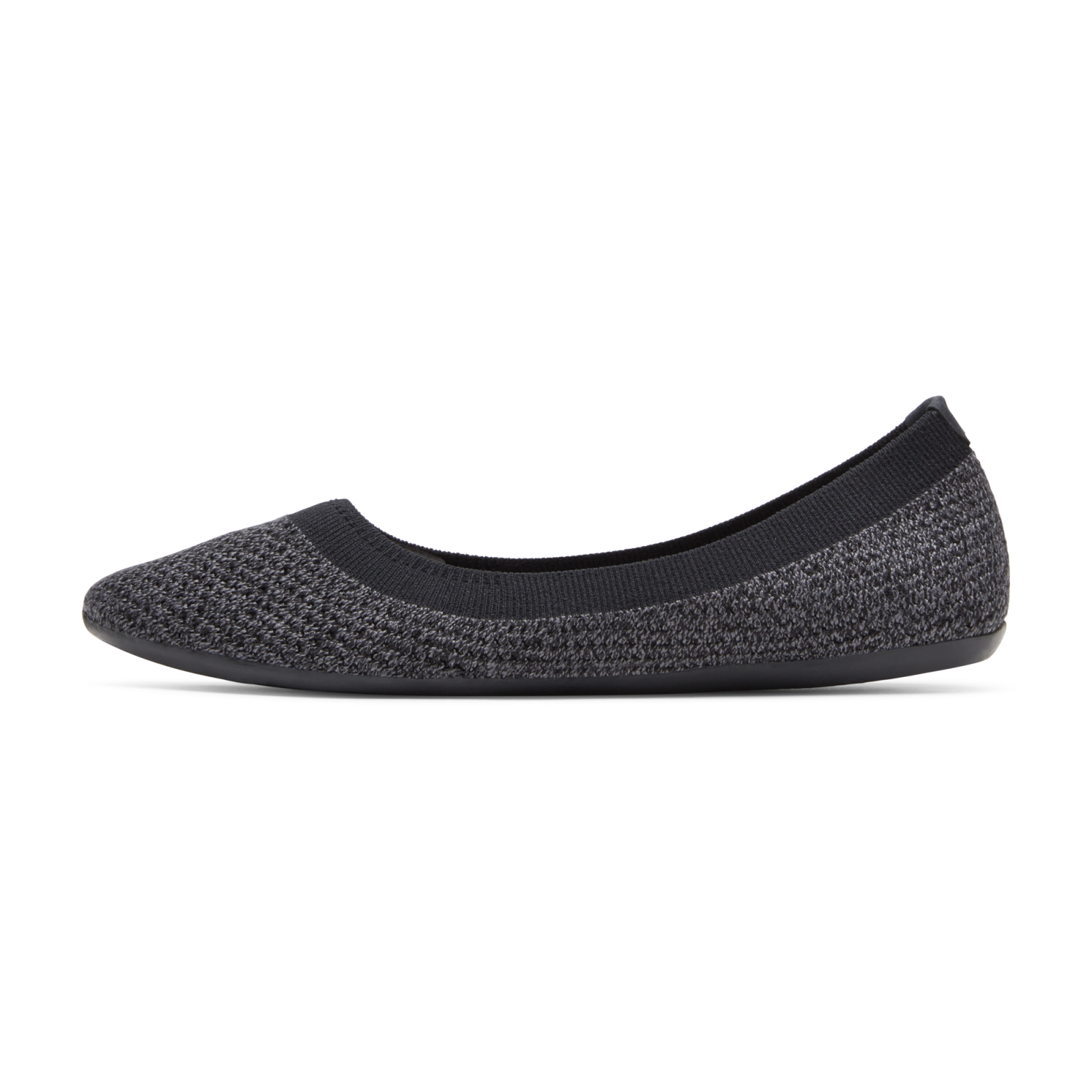 Women's Knit Ballet Flats - Natural Black/Stormy Grey