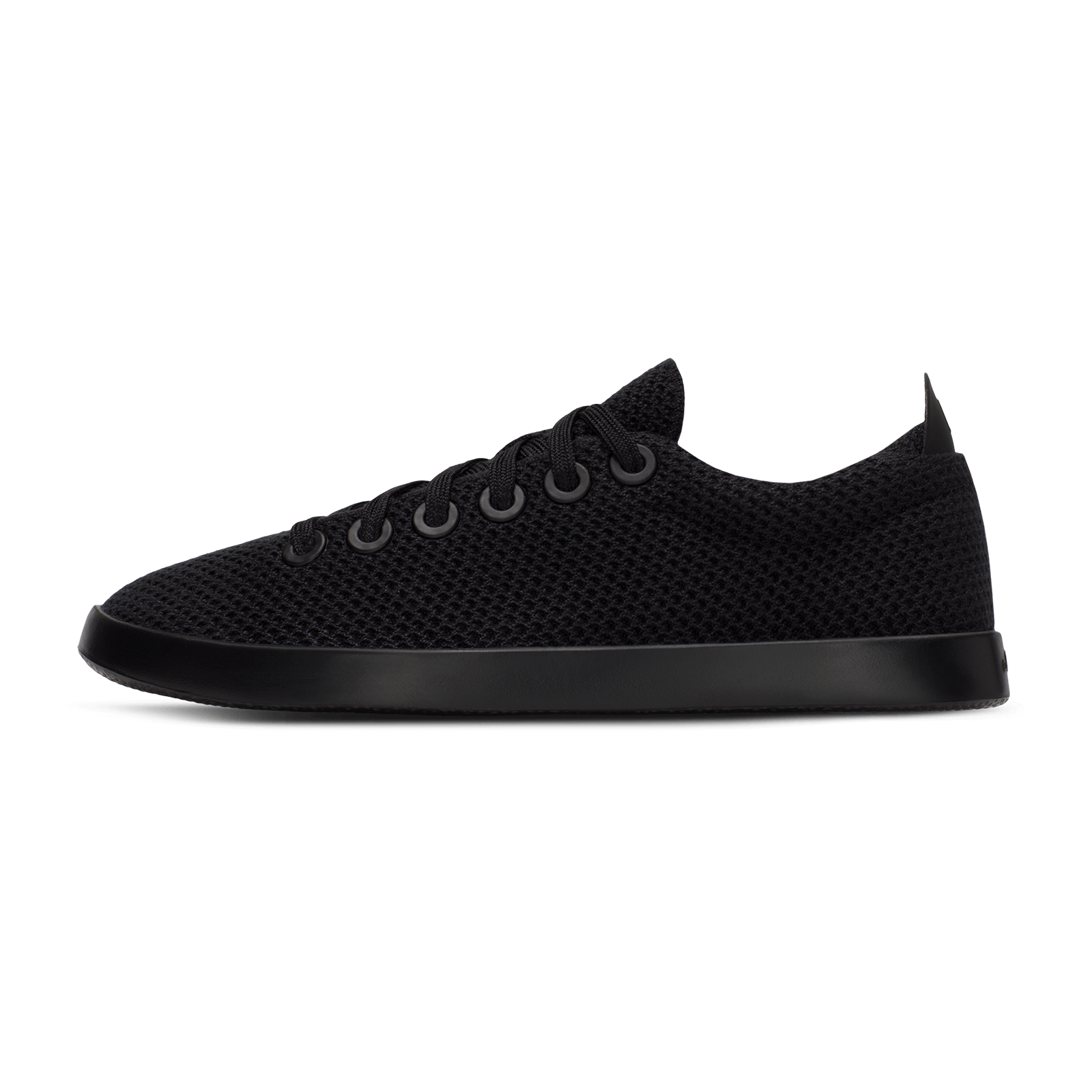Women's Knit High-Top Sneakers- Natural Black (Natural Black Sole)