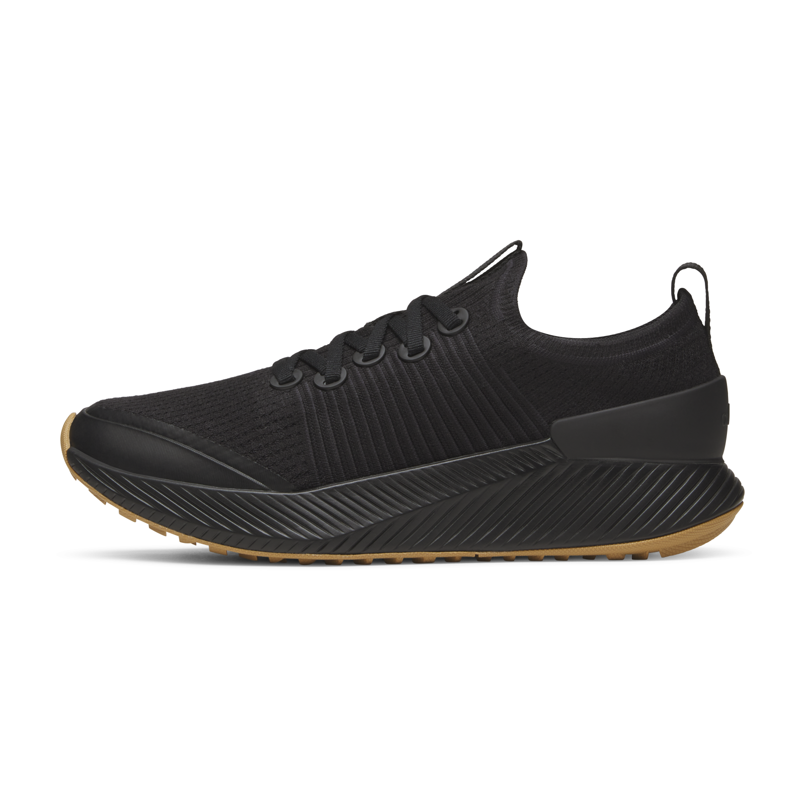 Women's Lightweight Running Shoes - Natural Black (Rugged Khaki Sole)